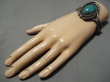 Tremendous Vintage Native American Navajo Royston Turquoise Sterling Silver Bracelet Cuff-Nativo Arts