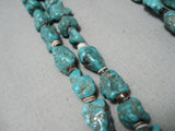 Quality Chunky Nugget Vintage Navajo Native American Necklace Old-Nativo Arts