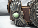 Huge Vintage Native American Navajo Royston Turquoise Sterling Silver Concho Belt Old-Nativo Arts