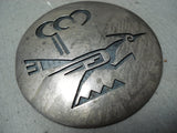 Rare Hopicrafts Vintage Hopi Native American Sterling Silver Necklace Pin-Nativo Arts