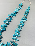 149 Gram Vintage Native American Navajo Turquoise Nugget Heishi Necklace Old-Nativo Arts