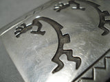 Superlative Vintage Hopi Native American Sterling Silver Kokopelli Buckle-Nativo Arts
