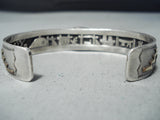 Randall Begay Vintage Native American Navajo Kingman Turquoise Internal Storyteller Bracelet Old-Nativo Arts