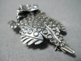 Amazing Navajo Sterling Silver Toad Pin Pendant Native American-Nativo Arts