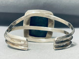 Very Unique Vintage Aqua Blue Turquoise Sterling Silver Bracelet-Nativo Arts
