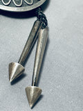 Extremely Important Vintage Native American Hopi Phillip Sekaquaptewa Sterling Silver Bolo Tie-Nativo Arts