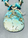 Native American One Of The Best Vintage Early Santo Domingo Turquoise Necklace-Nativo Arts