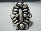 Very Important Vintage Native American Navajo Darryl Becenti Sterling Silver Ring-Nativo Arts