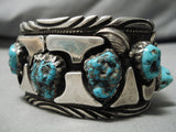 Heavy And Thick!! Vintage Native American Navajo 90 Gram Sterling Silver Bracelet Cuff-Nativo Arts