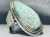 The Best Tso Family Native American Navajo #8 Turquoise Sterling Silver Bracelet-Nativo Arts