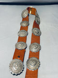 300 Gram Vintage Native American Navajo Sterling Silver Concho Belt-Nativo Arts