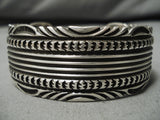Important Gary Reeves Sterling Silver Navajo Native American Bracelet-Nativo Arts
