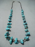 Marvelous Vintage Navajo Turquoise Necklace Native American Old-Nativo Arts