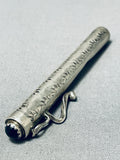 Completely Handmade Vintage Native American Navajo Sterling Silver Toothpick Holder!!-Nativo Arts