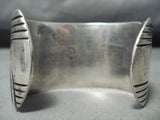 Awesome Vintage Navajo Native American Sleeping Beauty Sterling Silver Bracelet-Nativo Arts
