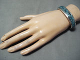 Pat Chee Important Vintage Native American Navajo Spider Turquoise Sterling Silver Bracelet-Nativo Arts