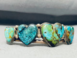 For The Love Of Turquoise Vintage Native American Navajo Sterling Silver Bracelet-Nativo Arts