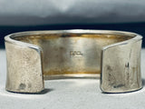 Extreme Detail Vintage Native American Navajo Sterling Silver Storyteller Bracelet-Nativo Arts