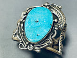 Herb Begay Vintage Native American Navajo Silver Qworks Galore Sterling Bracelet-Nativo Arts