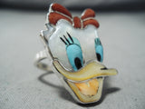 Important Zuni Mother Of Pearl Sterling Silver Ring Native American-Nativo Arts