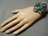 Museum Vintage Native American Navajo Royston Turquoise Sterling Silver Bracelet Old-Nativo Arts