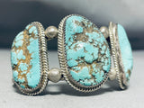 Chumnky Nugget Signed Vintage Native American Navajo Sterling Silver Bracelet-Nativo Arts