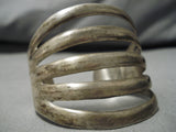 Incredible Vintage Native American Navajo Sterling Silver Bracelet-Nativo Arts