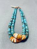 Native American Extremely Rare Vintage Santo Domingo Morenci Turquoise Jacla Pendant-Nativo Arts