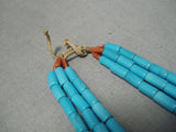 Fine Earlier Vintage Navajo Turquoise Native American Jacla Pendant Old-Nativo Arts