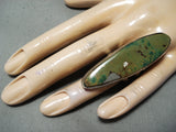 Outstanding Vintage Native American Navajo Royston Turquoise Sterling Silver Ring Old-Nativo Arts