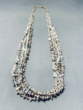 Native American Very Unique All Heishi Vintage Navajo Handmade Necklace-Nativo Arts