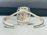 Freddy Platero Vintage Native American Navajo Turquoise Sterling Silver Bracelet-Nativo Arts