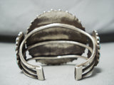 Colossal Vintage Native American Navajo Huge Turquoise Cluster Sterling Silver Bracelet-Nativo Arts