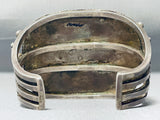 Museum Monster Vintage Native American Navajo Turquoise Sterling Silver Bracelet Old-Nativo Arts