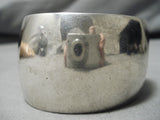 Important Ray Tracey Vintage Sterling Silver Native American Navajo Bracelet-Nativo Arts