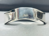 Native American One Of The Most Unique Vintage Tom Jackson Sterling Silver Inlay Bracelet-Nativo Arts