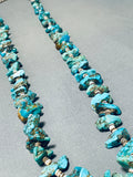 Absolutely Incredible Vintage Native American Navajo Turquoise Nugget Necklace Old-Nativo Arts