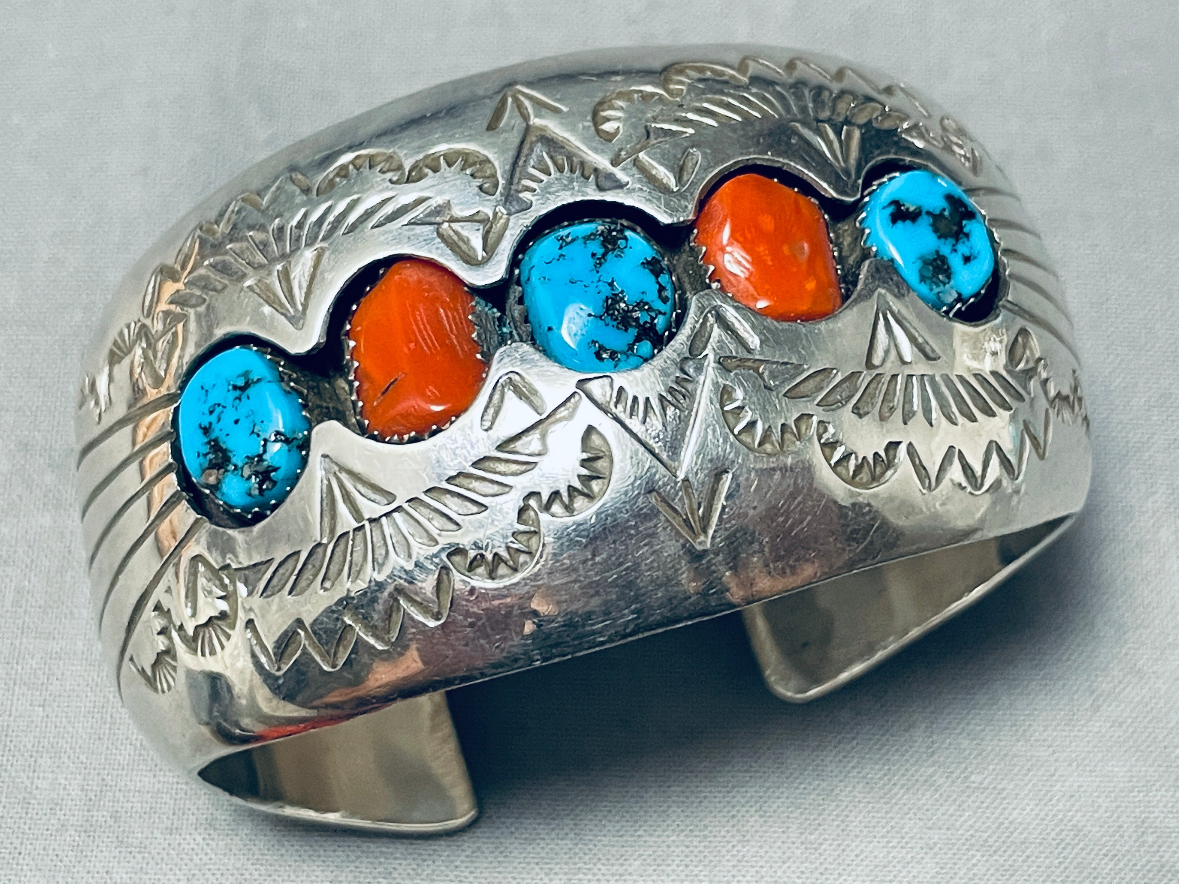 Advanced Work Vintage Native American Navajo Pam Benally Turquoise