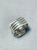 Amazing Native American Navajo Spiny Oyster Ben Begaye (d) Sterling Silver Ring-Nativo Arts
