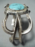 Amazing Vintage Native American Navajo Blue Diamond Sterling Silver Bracelet-Nativo Arts