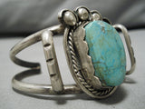 Amazing Vintage Native American Navajo Four Sterling Silver Bracelet-Nativo Arts