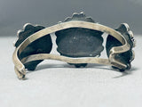 Amazing Vintage Native American Navajo Old Morenci Turquoise Sterling Silver Bracelet-Nativo Arts