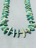 Amazing Vintage Native American Navajo Royston Turquoise Heishi Necklace-Nativo Arts