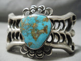 Amazing Vintage Native American Navajo Royston Turquoise Sterling Silver Bracelet Cuff-Nativo Arts