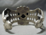 Amazing Vintage Native American Navajo Royston Turquoise Sterling Silver Bracelet Cuff-Nativo Arts