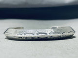 Amazing Vintage Native American Navajo Sterling Silver Bracelet-Nativo Arts