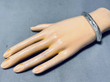 Amazing Vintage Native American Navajo Sterling Silver Bracelet-Nativo Arts