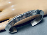 Amazing Vintage Native American Navajo Sterling Silver Bracelet-Nativo Arts