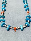 Amazing Vintage Native American Navajo Turquoise Necklace-Nativo Arts