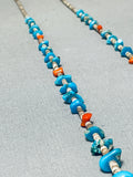 Amazing Vintage Native American Navajo Turquoise Necklace-Nativo Arts